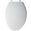 Bemis Hospitality 7800TDG 000 Plastic Elongated Toilet Seat in White Bemis Hospitality 7800TDG 000 Plastic Elongated Toilet Seat in White