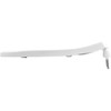 Plastic Elongated Toilet Seat in White Plastic Elongated Toilet Seat in White