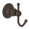 Rohl ROT7TCB Wall Mount Single Robe Hook, Tuscan Brass