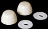 Toilet Bolt Caps (2 Caps) in Bone