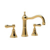 Rohl U.3723LSP-IB-2 Widespread Bathroom Faucet in English Gold