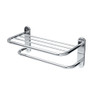18in Wall Mounted Towel Shelf in Chrome 18in Wall Mounted Towel Shelf in Chrome