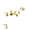 Rohl U.3737L-IB Roman Tub Faucet in English Gold