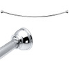 Adjustable Curved Shower Rod in Chrome Adjustable Curved Shower Rod in Chrome