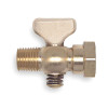 1/4-in Brass Air Cock, Spring Bottom Type, MNPT x FNPT Hexagon Shoulder Connection Type 1/4-in Brass Air Cock, Spring Bottom Type, MNPT x FNPT Hexagon Shoulder Connection Type