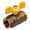 Brass Ball Valve, Inline, FNPT, 1-in