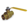 Brass Ball Valve, Inline, Solder, 3-in