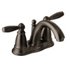 Moen 6610ORB Double Handle Centerset Bathroom Faucet in Oil Rubbed Bronze