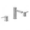Moen T6193 Double Handle Widespread Bathroom Faucet in Chrome