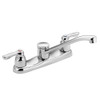 Moen 8780 Double Handle Kitchen Faucet in Chrome