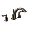 Moen T933ORB Deck Mounted Tub Filler in Oil Rubbed Bronze
