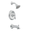 Moen T62153 Bath and Shower Faucet with Posi-Temp Pressure Balanced Trim in Chrome