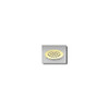 4-1/4in Round Shower Drain Cover with Snap-in Installation in Brushed Nickel