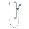 Moen 52224GBM17 Single Function Hand Shower Package with Hose and Slide Bar Included in Chrome/Stainless