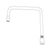 Moen M-DURA 10-In Double Bend Spout