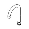 4-3/4in Swivel Gooseneck Spout in Chrome