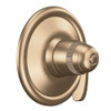 Single Handle Thermostatic Valve Trim in Antique Bronze