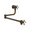 Rohl U.4798X-EB-2 Wall Mounted Pot Filler in English Bronze