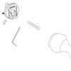 Moen 95606 Handle Hub Kit in Chrome