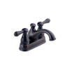 Two Handle Centerset Lavatory Faucet in Venetian Bronze