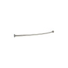 1in x 5' Shower Rod with Brackets (6inBow) in Brilliance Stainless