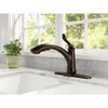 Delta 4353-RB-DST Linden Single Handle Water Efficient Pull-Out Kitchen Faucet in Venetian Bronze