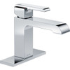 Single Handle Lavatory Faucet- Less Pop-Up in Polished Chrome
