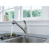 Single Handle Pull-Out Kitchen Faucet in Brilliance Stainless