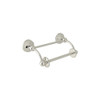 Rohl U.6648PN Double Post Toilet Paper Holder in Polished Nickel