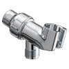 Angle Adjustable Shower Arm Bracket in Chrome