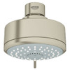 100 Shower Head with 4 Sprays in Brushed Nickel 100 Shower Head with 4 Sprays in Brushed Nickel
