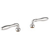 Grohe 18732BE0 Seabury Lever Handles (2 Pack) in Sterling Grohe 18732BE0 Seabury Lever Handles (2 Pack) in Sterling