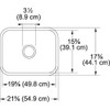 Franke Cisterna CCK110-19WH Undermount Fine Fireclay Kitchen Sink in White Franke Cisterna CCK110-19WH Undermount Fine Fireclay Kitchen Sink in White