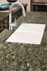 31.75-in x 19.125-in x 9.5-in silQ Granite Kitchen Sink with Equal Double bowls, Undermount Installation, in White