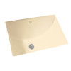 Rectangular Undermount Sink in Bone