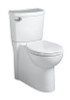 Flowise Right-Height Elongated 1.28 GPF Toilet with Seat, 12-in Rough-In, and Concealed Trapway and Right Hand Trip Lever in White