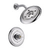 Shower Trim Single Function Pressure Balanced Less Handle and Rough-in in Polished Chrome