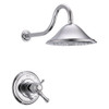 Delta T17T297 Cassidy Dual Function Pressure Balanced Shower Trim with Integrated Shower Trim Less Rough-in in Polished Chrome