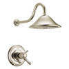 Delta T17T297-PN Cassidy Dual Function Pressure Balanced Shower Trim with Integrated Shower Trim Less Rough-in in Polished Nickel