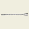 60"-82" Stretchable Metal Hose in Polished Chrome