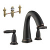 Hansgrohe KT06120-06607RB Swing C 2-Handle Roman Tub Filler with Rough-In in Rubbed Bronze