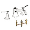 Hansgrohe KT31313-06607CR Metris C 2-Handle Tub Filler with Rough-In in Chrome