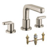 Hansgrohe KT31438-06607BN Metris S 2-Handle Roman Tub Faucet with Lever Handles and Rough-In in Brushed Nickel
