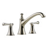 Brizo T67305-PNLHP Less Handles Roman Tub Trim in Polished Nickel
