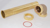 Wall Mount Outlet Tube with Back Spud for VB13RB-31 Flushometer