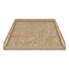 39.5-in x 37.75-in Solid Surface Barrier-Free Shower Base in Sand Mountain