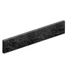 22-in Bathroom Vanity Top Left-Hand Side Splash in Notte Black