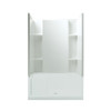 Sterling 72284100-0 48-In x 36-In X 55.13-In Alcove Shower Wall Kit Sterling 72284100-0 48-In x 36-In X 55.13-In Alcove Shower Wall Kit
