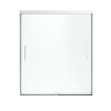 Frameless Sliding Shower Door 70.0625-in H x 56.625-59.625-in W with Frosted Glass in Silver Frameless Sliding Shower Door 70.0625-in H x 56.625-59.625-in W with Frosted Glass in Silver