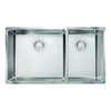 31-1/2" Double Basin Undermount 18 Gauge Stainless Steel Kitchen Sink 31-1/2" Double Basin Undermount 18 Gauge Stainless Steel Kitchen Sink
